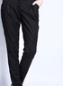 Moderne et confortable Noire Polyesterl femmes Long Pants Plus