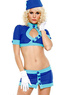 Club Manche Courte Bouton  93% Polyester 7% Elastane Bleu Magnifique 