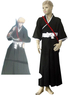 En noir et blanc en tissu uniforme Bleach Ichigo Kurosaki Soul Reaper uniforme cosplay costume Kids