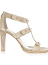 Abricot Suede 4 10.7  '' High Fashion Sandales talon