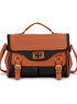 34*25*13cm Fashion Black PU Satchel Handbag