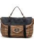 Khaki PU Cool 36*15*23cm Cow Leather Women's Tote Handbag
