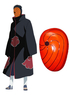 Masque de Cosplay magnifique en PVC pour Naruto Uchiha Madara 
