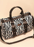 Imprim&eacute; &agrave; la moule z&eacute;br&eacute;e Zip fermeture Buckle PU Womens sac