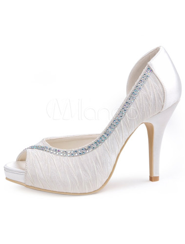 chaussure blanche mariage