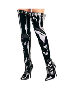 Hautes cuissardes cloutées