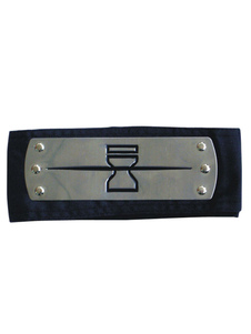 Bandeau noir de cosplay de Naruto