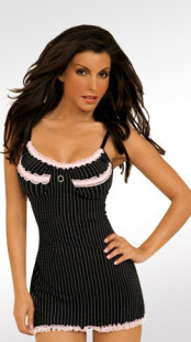 Chemise dentelle noire sexy