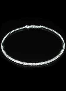 Collier de mariée de rhinestone pour mariée
