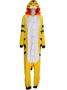 Pyjama adorable à capuche d'une pièce de motif tigre