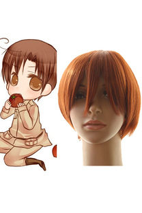Toussaint Cosplay Perruque 35cm Axis Powers Hetalia Lovino Vargas