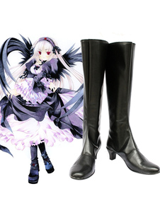 Chaussures cosplay comme Suigintou de Rozen Maiden