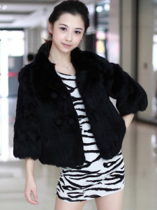 Black-Long-Cony-Hair-Elbow-Sleeves-Ladies-Fur-Coat-36789-1.jpg