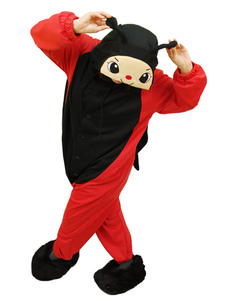 Pyjama adorable à capuche comme coccinella septempunctata