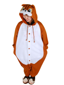 Pyjama adorable d'une pièce comme squirrel