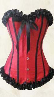 Red Satin Sexy Corset