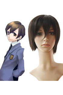 Toussaint Cosplay Perruque Oran High School Host Club Haruhi Fujioka 40 cm