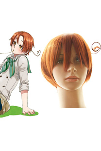 Perruque de cosplay de 35cm pour Axis Powers Hetalia Feliciano Vargas