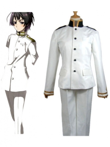Toussaint Cosplay Costume Uniforme blanc de Hetalia