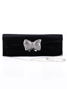27.3*9.6cm Satin Butterfly Detailed Womens Special Occasion Handbag