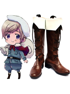 Toussaint Cosplay Chaussures de Axis Powers Hetalia comme Finland Tino Vainaminen