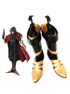 Chaussures de cosplay de Final Fantasy comme Vincent Valentine