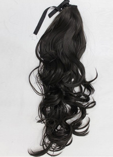 Extensions de cheveux femmes Kanekalon noirs 50 cm