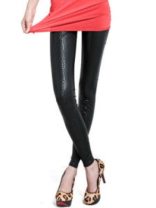 Chic caleçon pour femmes féminin en spandex noir