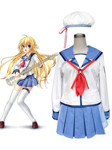 Toussaint Cosplay Costume uniforme scolaire dans Angel Beats!