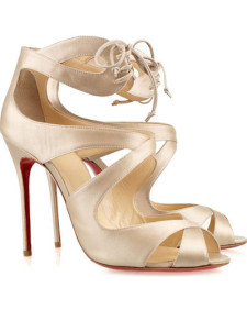 Ivory 3 9/10'' High Heel Satin Fashion Sandals