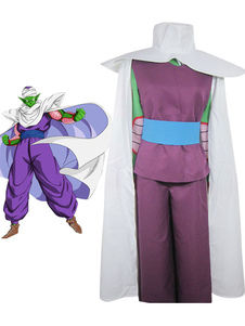 Dragon Ball Piccolo Halloween Costume Coaplay flûte IMP familier uniforme tissu combiné en cuir