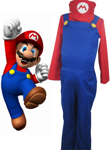 Cosplay costume de Mario pour Super Mario Bros