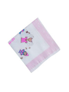 Coton coloré adorable fils Cartoon bébé Bavoir