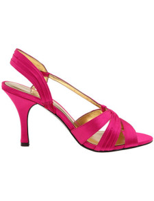Gorgeous Rose 4’’ High Heel Open Toe Satin Fashion Prom Shoes
