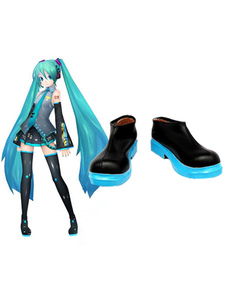 Chaussures de cosplay comme Hatsune Miku de VOCALOID