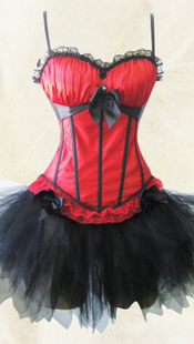 Black And Red Sexy Corset