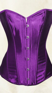 Purple Strapless Sweetheart Sexy Corset