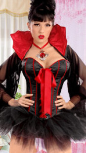Black Strapless Sweetheart Satin Sexy Corset