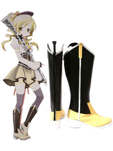 Toussaint Cosplay Chaussures Puella Magi Madoka Magica comme Mami Tomoe
