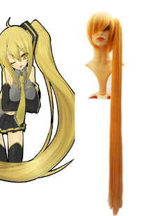 Perruque Cosplay de Vocaloid Akita Neru 120cm