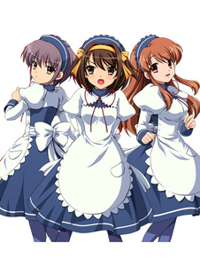 Toussaint Cosplay Costume de Tsuruya dans La Mélancolie de Haruhi Suzumiya