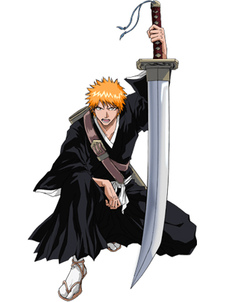 Toussaint Cosplay Costume dans Bleach Ichigo Kurosaki Faucheur d'âme