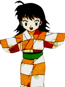 Toussaint Cosplay Costume de Rin dans cartoon Inu Yasha