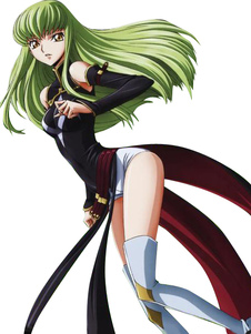 Cosplay costume comme C.C dans Code Geass