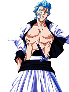 Toussaint Cosplay Costume Grimmjow Jaggerjack dans cartoon Bleach