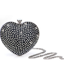 Sweetheart Hard Case 12 * 13.5 * 7 cm Womens Evening Bag