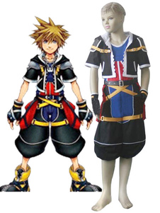 Cosplay enfant noir de Kingdom Hearts 2 Sora