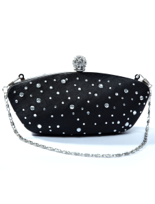 Sweet 18*9cm Brocade Rhinestone Ladies Wedding Purse