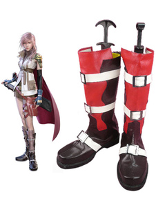 Chaussures de cosplay de Final Fantasy comme Lightning