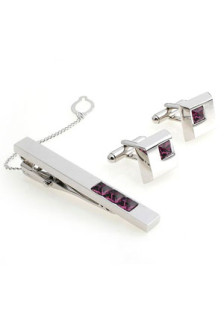 Bouton de manchette avec écran aux LED